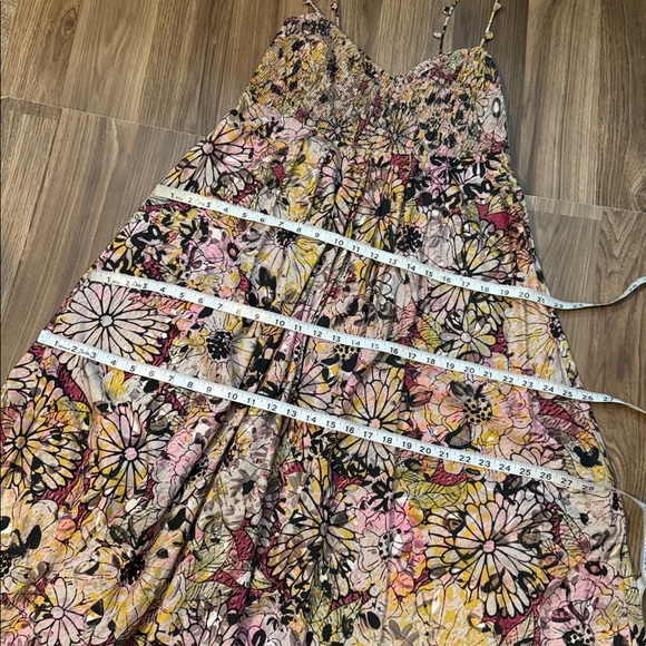 Geisha Designs Anthropologie Jessamyn Floral Printed Zip Up Midi Dress - Picture 12 of 12